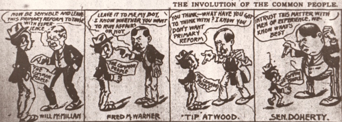 Warner Political cartoon